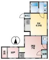 千葉県木更津市江川(一戸建)の賃貸物件の間取り