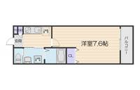 大阪府門真市石原町(アパート)の賃貸物件の間取り