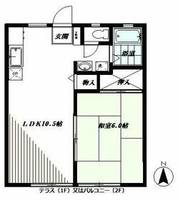 リエスあさか根岸台B棟の間取り