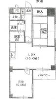 兵庫県神戸市東灘区御影1(マンション)の賃貸物件の間取り
