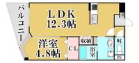 ボーナム七隈の間取り