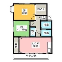 M’s town Bの間取り