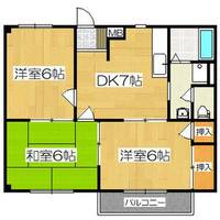 パークサイド西小鷹野IIIの間取り