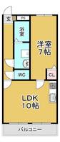 富谷レジデンスIの間取り