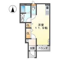 広島県広島市佐伯区五日市中央3(アパート)の賃貸物件の間取り