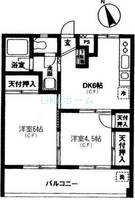 平野マンションの間取り