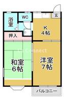 ひより台インプスA棟の間取り