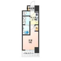 エスリード難波AGREAの間取り