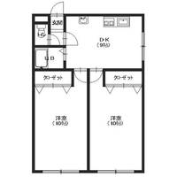 北海道函館市富岡町3(マンション)の賃貸物件の間取り