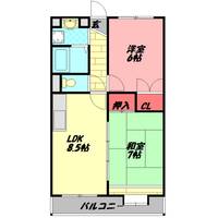 ブランドールMIIIの間取り