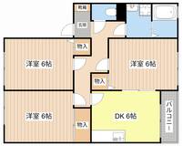 滋賀県野洲市小篠原(アパート)の賃貸物件の間取り