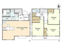 東京都世田谷区上北沢1(一戸建)の賃貸物件の間取り