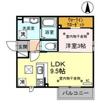 La・TourII(ラ・トゥールII)の間取り