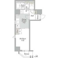東京都台東区小島1(マンション)の賃貸物件の間取り