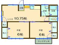 物件の間取り画像