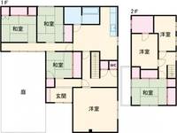 新潟県三条市西四日町1(一戸建)の賃貸物件の間取り