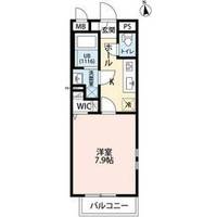 愛知県長久手市段の上(アパート)の賃貸物件の間取り
