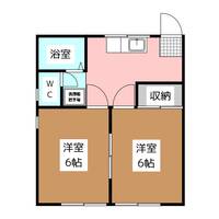 大手コーポの間取り