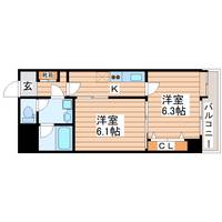 宮城県仙台市青葉区上杉2(マンション)の賃貸物件の間取り