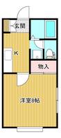 ハイツリモージュ紫竹の間取り