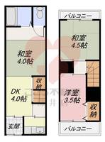 大阪府松原市天美南5(一戸建)の賃貸物件の間取り