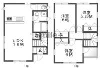 岡山県岡山市北区高柳西町(一戸建)の賃貸物件の間取り