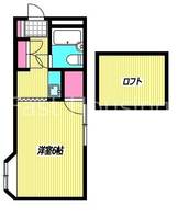 東京都中野区本町6(アパート)の賃貸物件の間取り