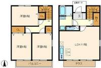 シャンボールKTの間取り