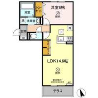 Sinfaria HARAOSHIMA A棟の間取り