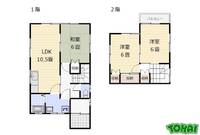 三重県松阪市大黒田町(一戸建)の賃貸物件の間取り