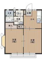 埼玉県川越市大字笠幡(アパート)の賃貸物件の間取り