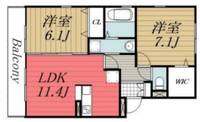 物件の間取り画像