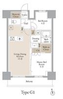 東京都台東区浅草橋3(マンション)の賃貸物件の間取り