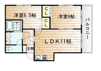 ナーセリー到津の間取り