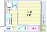 住吉マンションの間取り