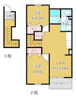 ミドル(高速ネットフリー)の間取り
