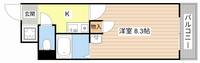 滋賀県草津市追分3(マンション)の賃貸物件の間取り