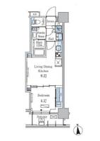 パークアクシス学芸大学レジデンスの間取り