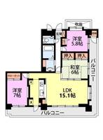 ダイアパレス女池上山の間取り