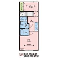 オークA棟の間取り