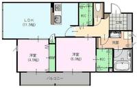 グランバリュー大清台の間取り