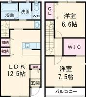 物件の間取り画像