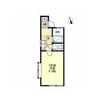 神奈川県茅ヶ崎市共恵1の賃貸アパートの間取り