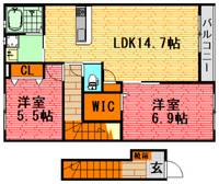 物件の間取り画像
