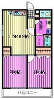 ケイアールマンションの間取り