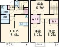 群馬県高崎市下之城町(一戸建)の賃貸物件の間取り