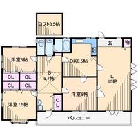 シュガーハウス元住吉の間取り