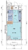 東京都千代田区内神田3(マンション)の賃貸物件の間取り