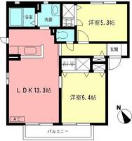 物件の間取り画像