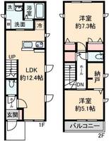 Village EstCの間取り